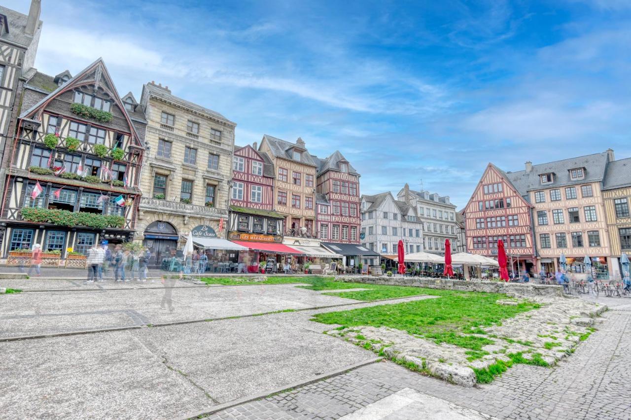 Glamour Chic En Hyper Centre Pour 4 - Wifi - Sauna Pour 2 - Mylittlestay Rouen Exterior foto